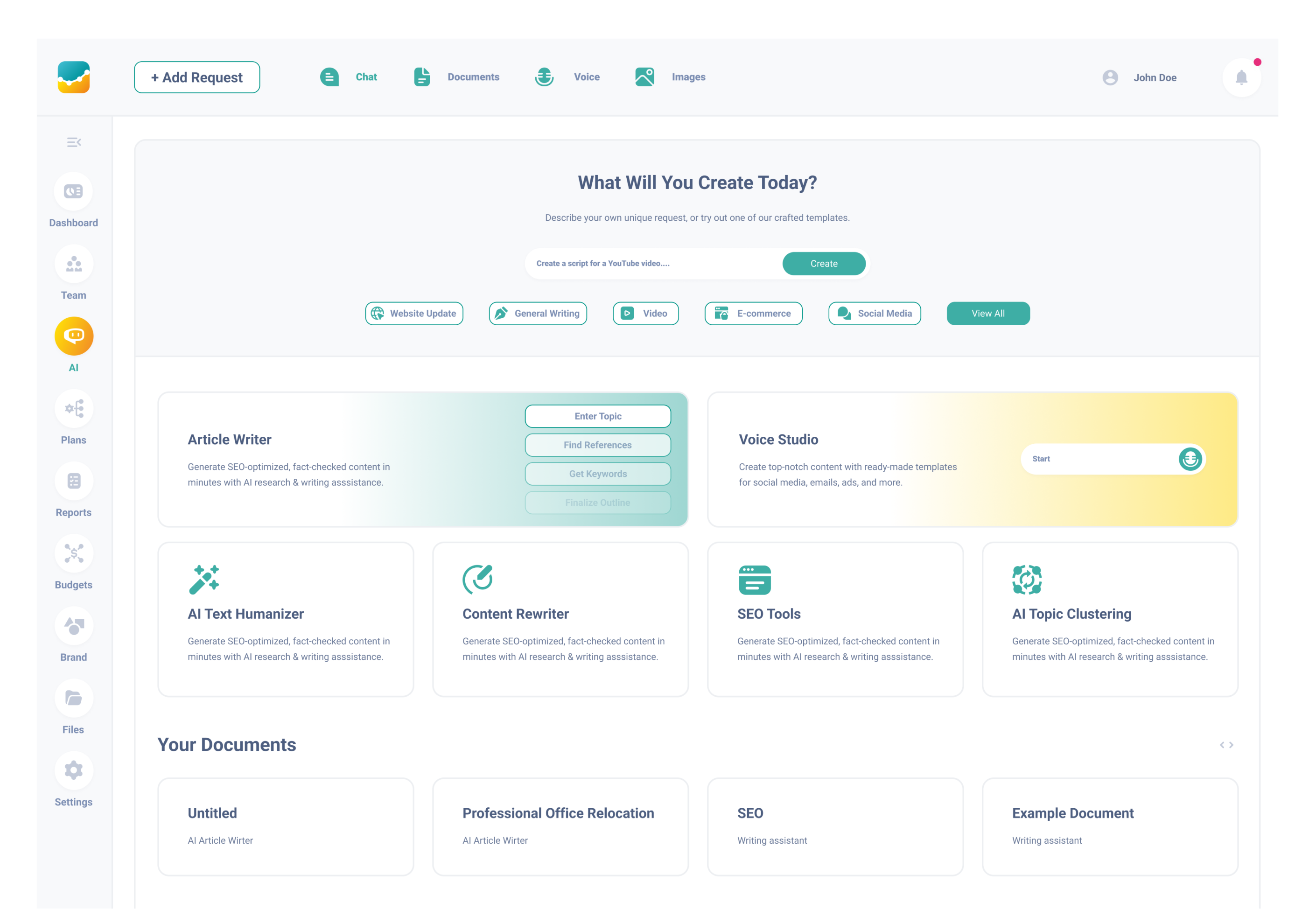 Marketing AI Copilot Dashboard 